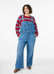Wide-leg denim overalls, Blue, Model image number 0