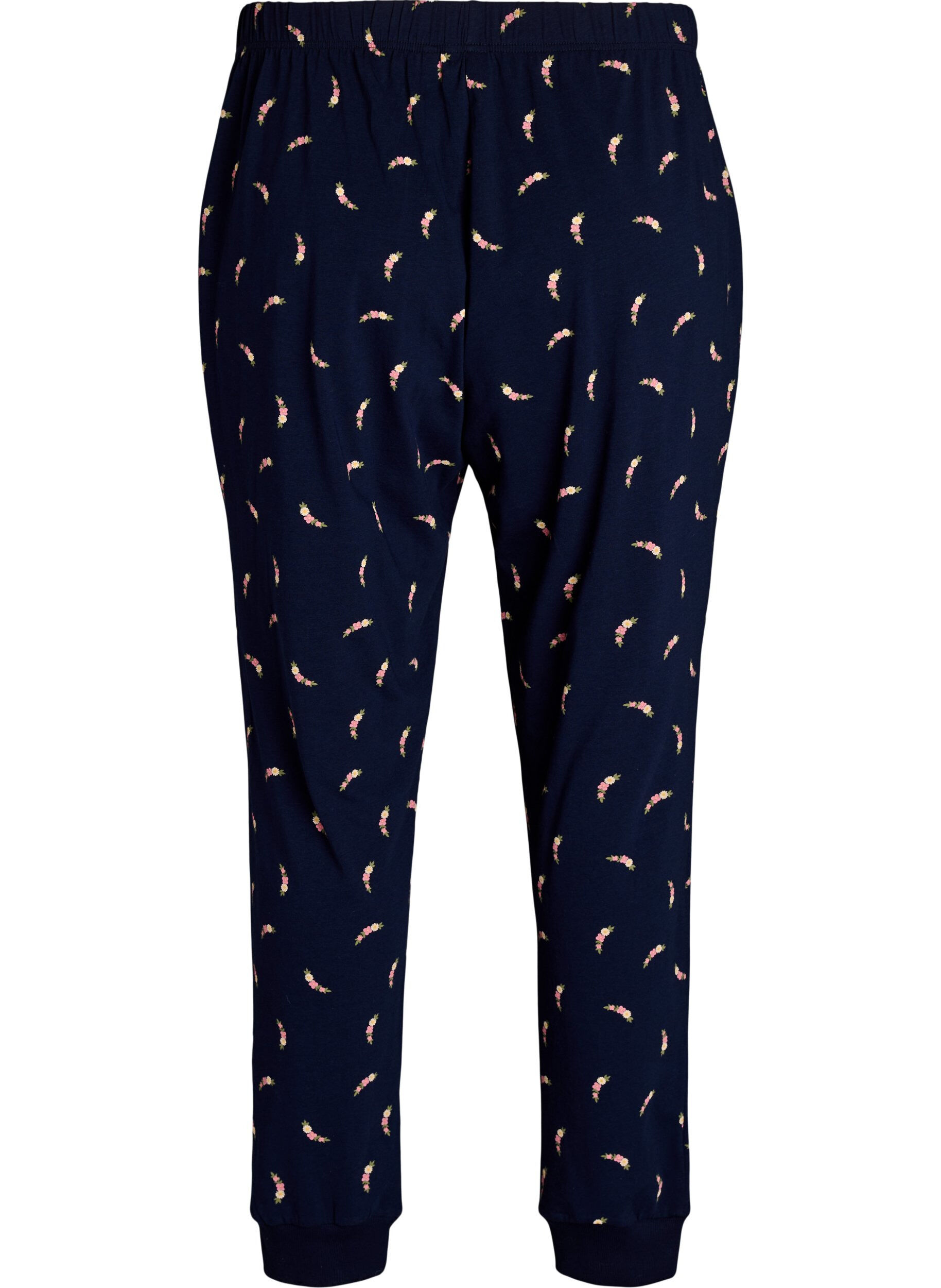 Zizzifashion Printed pyjama trousers, Blue, Packshot image number 1