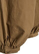 High-waisted cotton balloon trousers, Brown, Packshot image number 3