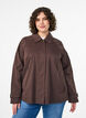 Short trench coat with collar and raglan sleeves, Brown, Model image number 0