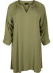 Tunic with 3/4 sleeves and an A-line cut, Green, Packshot image number 0
