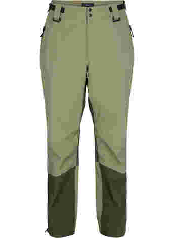 Waterproof shell trousers with pockets