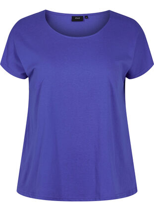 Cotton mix t-shirt, Dazzling Blue, Packshot image number 0