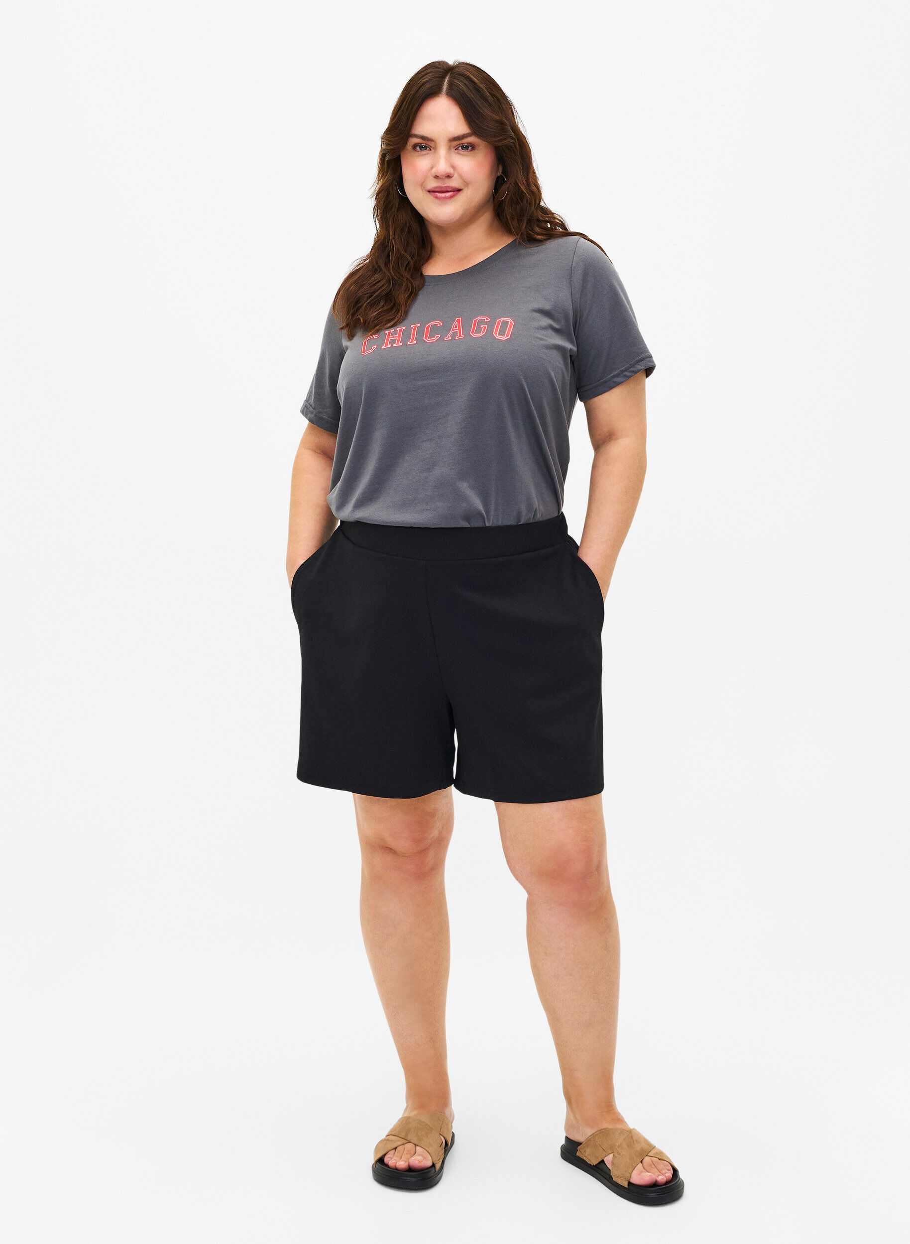 Zizzifashion FLASH - T-shirt with motif, Iron Gate Chicago, Model image number 2