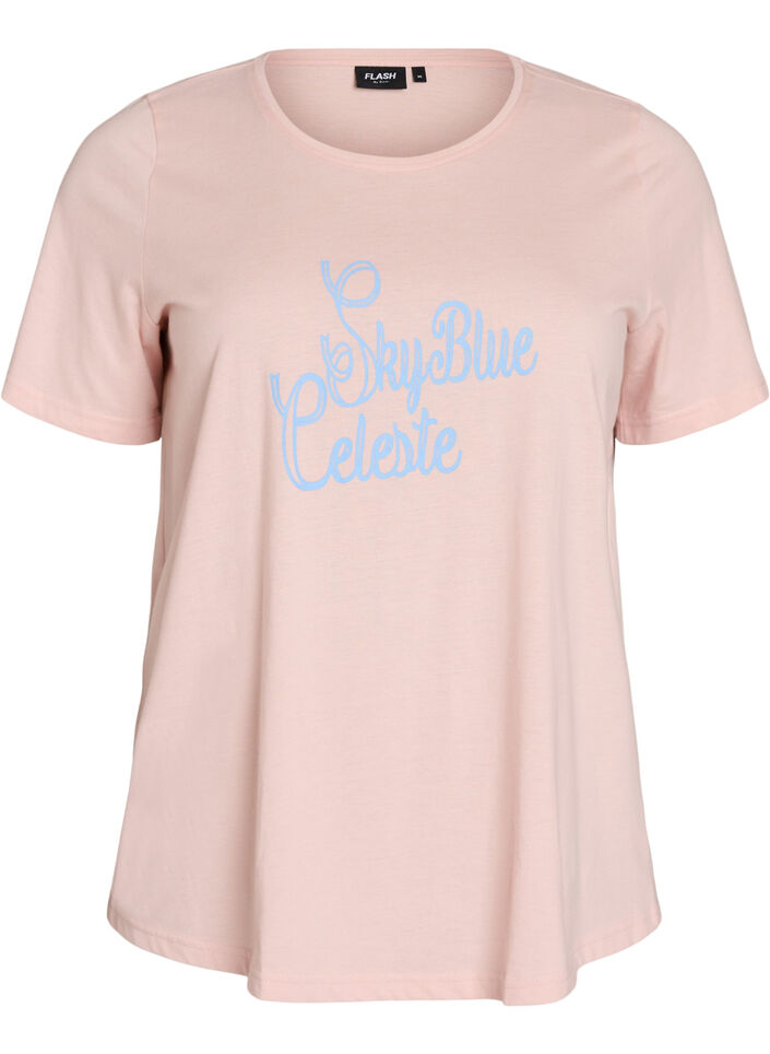 T-shirt with motif, Red, Packshot image number 0