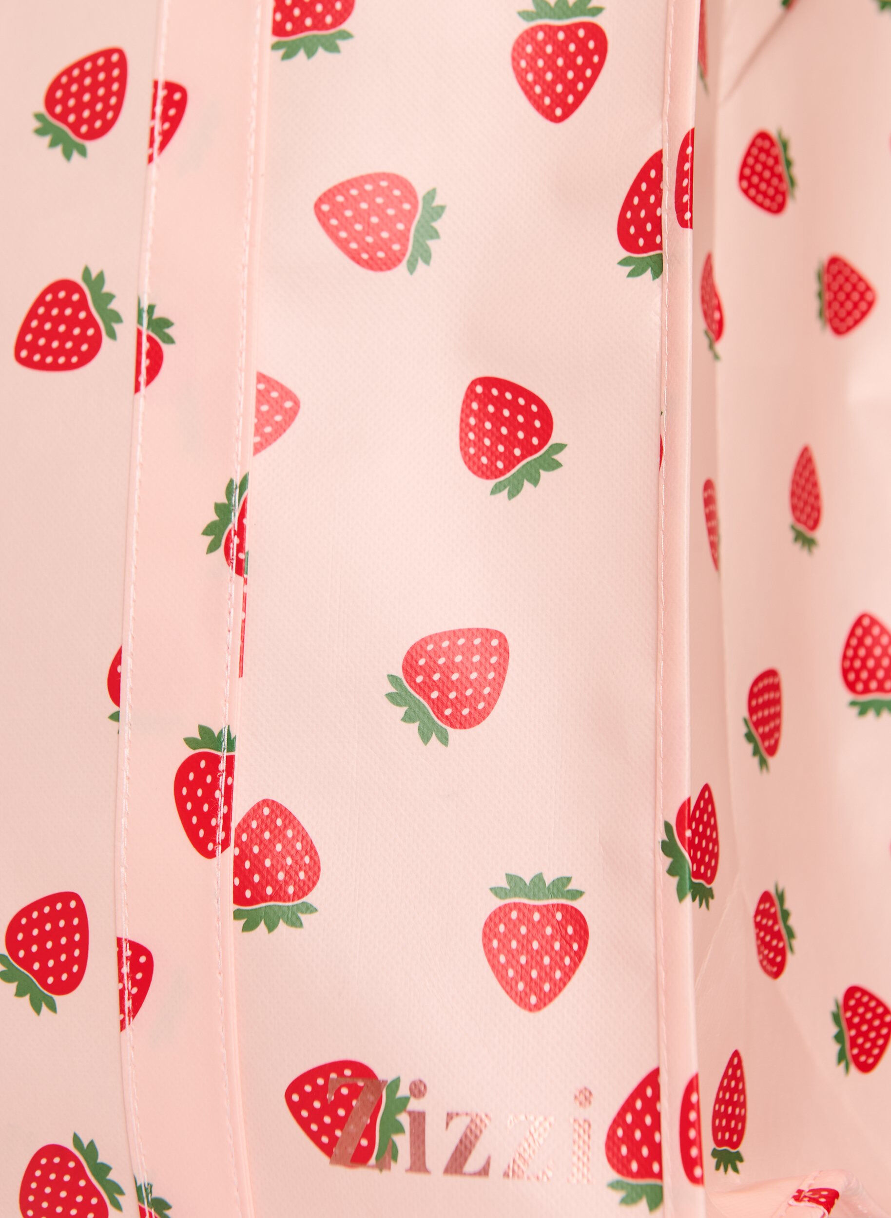 ZizzifashionShopping bag with zipper, Red, Packshot image number 2