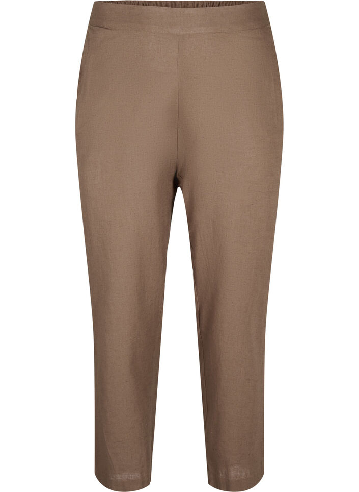 Loose pants in linen-cotton blend, Cub, Packshot image number 0