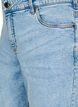 Cropped Vera jeans with distress detail, Light Blue, Packshot image number 2