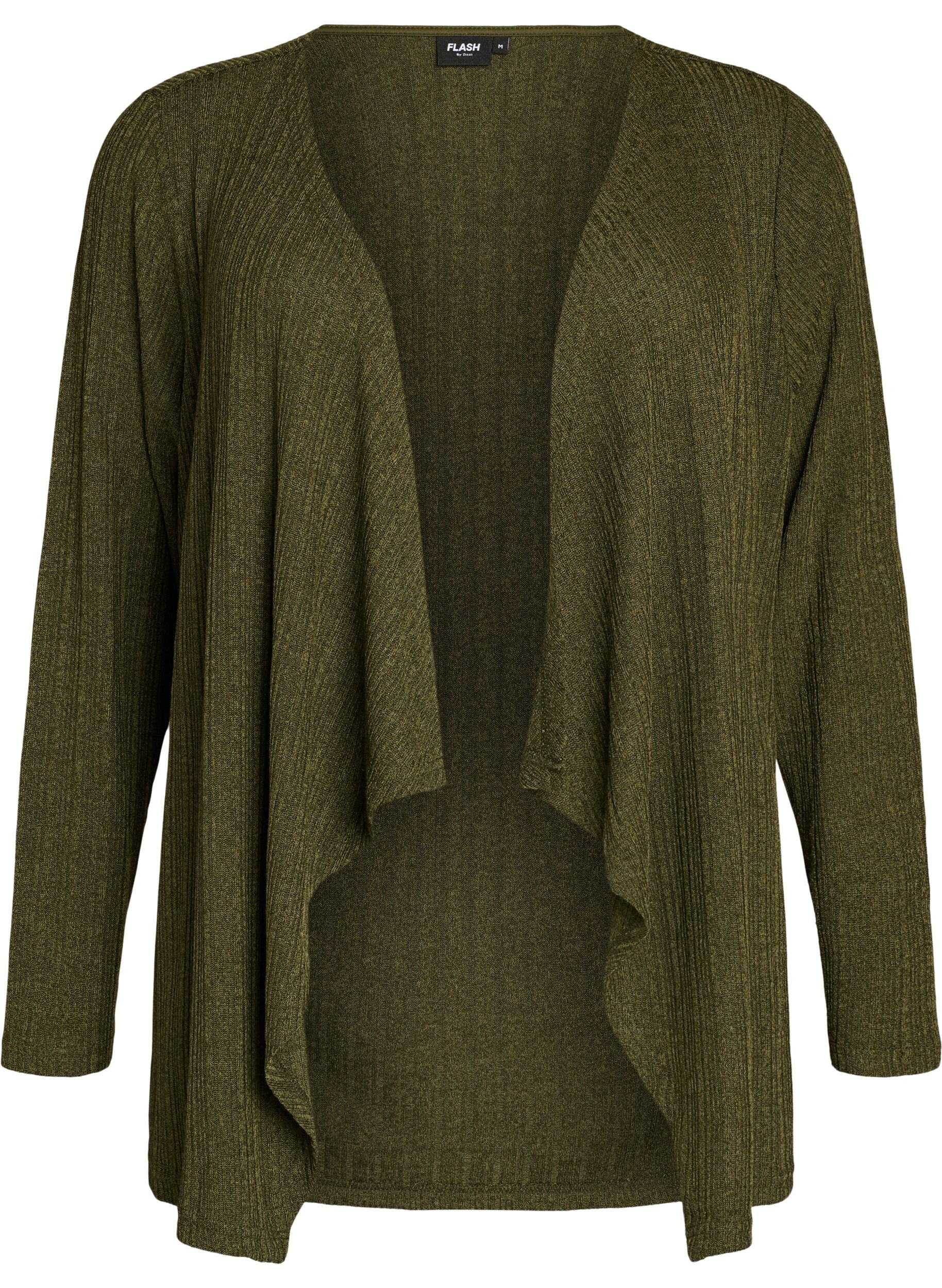 ZizzifashionOpen cardigan in textured jersey, Blue, Packshot image number 0