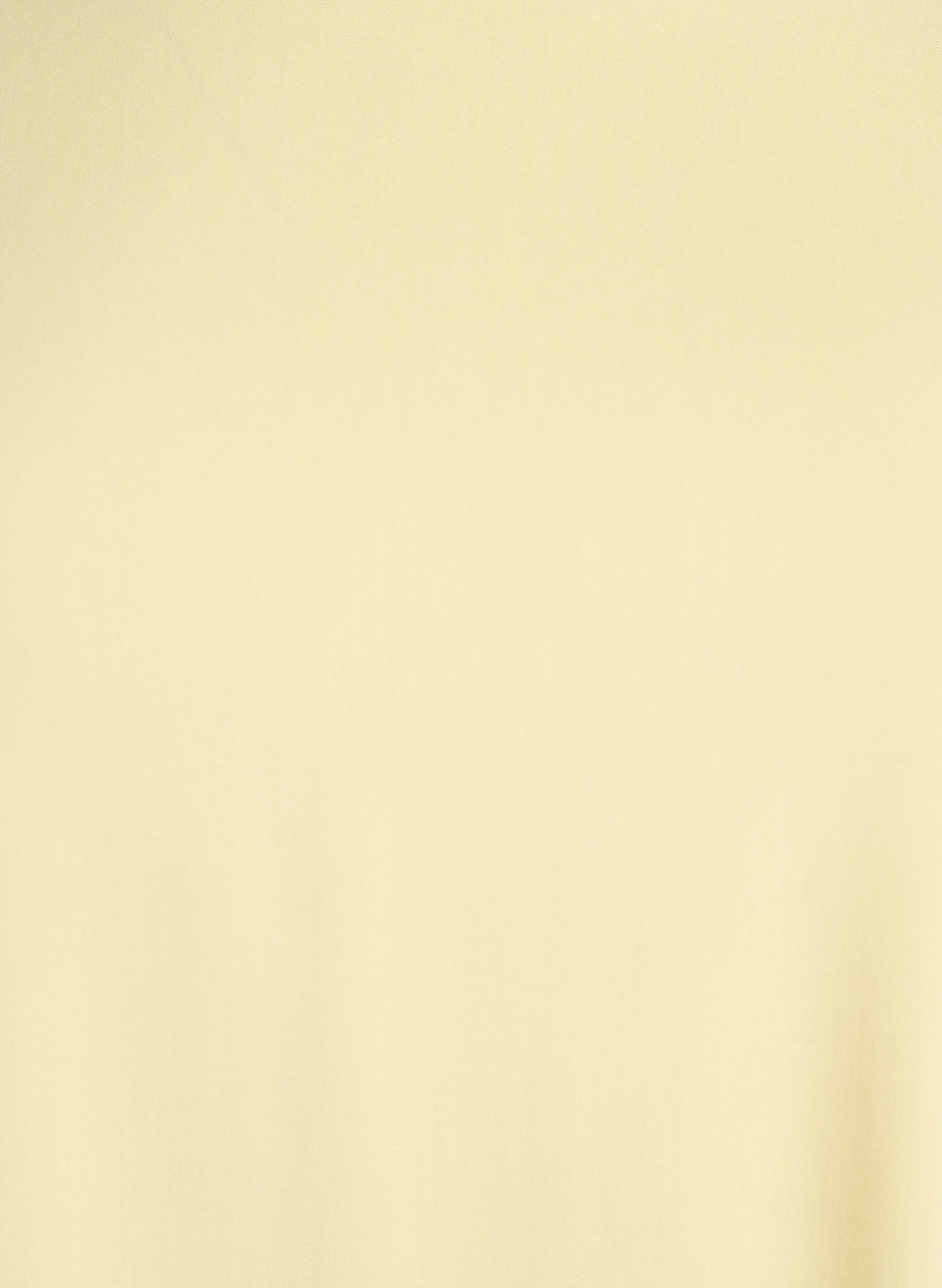ZizzifashionShort-sleeved woven blouse with round neck, Yellow, Packshot image number 2