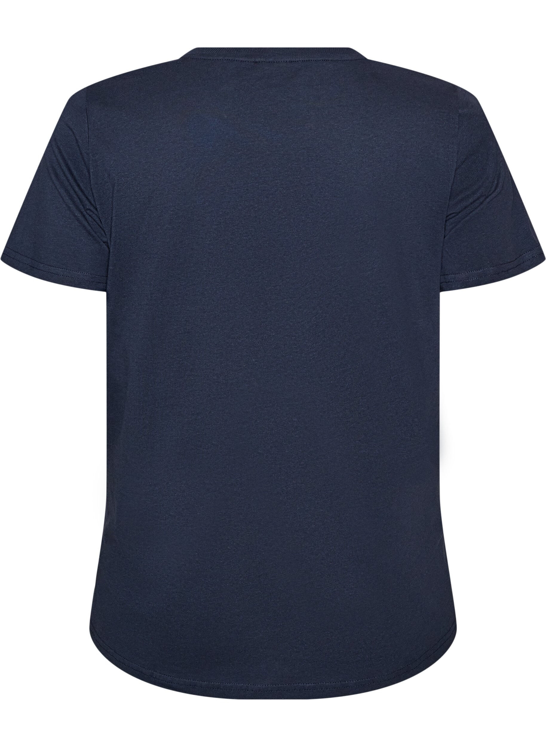 ZizzifashionChristmas t-shirt in organic cotton, Blue, Packshot image number 1