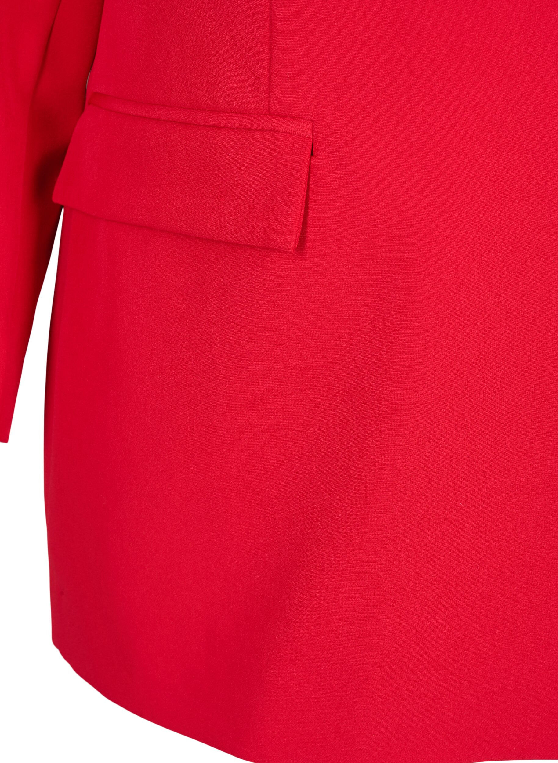 Zizzifashion Suit jacket with gold buttons and pockets, Tango Red, Packshot image number 3