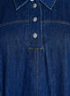 Short denim dress with collar and button fastening, Blue, Packshot image number 2