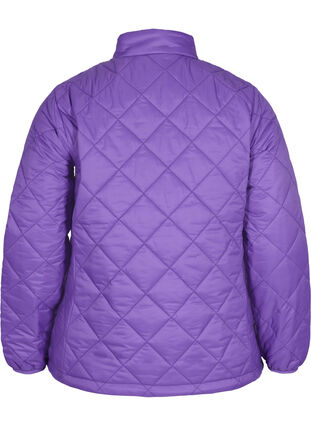 Lightweight quilted jacket with zip and pockets, Ultra Violet, Packshot image number 1