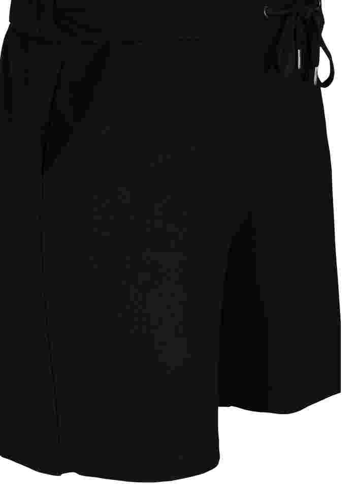Loose shorts with drawstring and pockets, Black, Packshot image number 2
