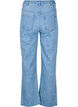 Gemma jeans with a high waist and floral pattern, Light Blue, Packshot image number 1