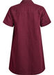Short denim dress with collar and V-neck, Red, Packshot image number 1