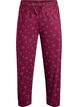 Cotton pyjama trousers with high waist, Red, Packshot image number 0