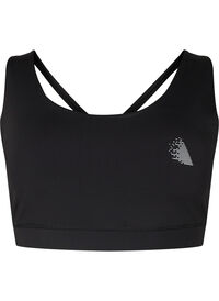 Sports bra with cross detail in the back