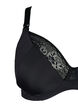 Nursing bra with lace, Black, Packshot image number 2