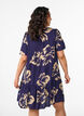Dress in viscose with cutline, Blue, Model image number 2