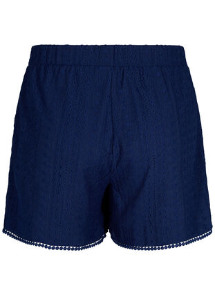 Shorts with a textured pattern, Medieval Blue, Packshot image number 1