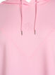 Sporty scuba hoodie with decorative stitching, Pink, Packshot image number 2
