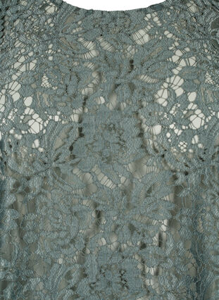 FLASH - Long sleeve lace blouse, Balsam Green, Packshot image number 2