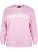 Sweatshirt with front motif, Pink, Packshot image number 0