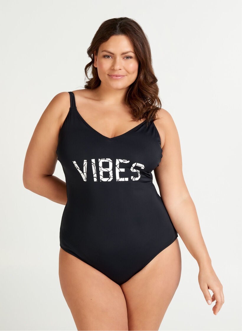 Swimsuit, Black, Model image number 0