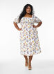 Summer dress in viscose with paisley print, White, Model image number 0