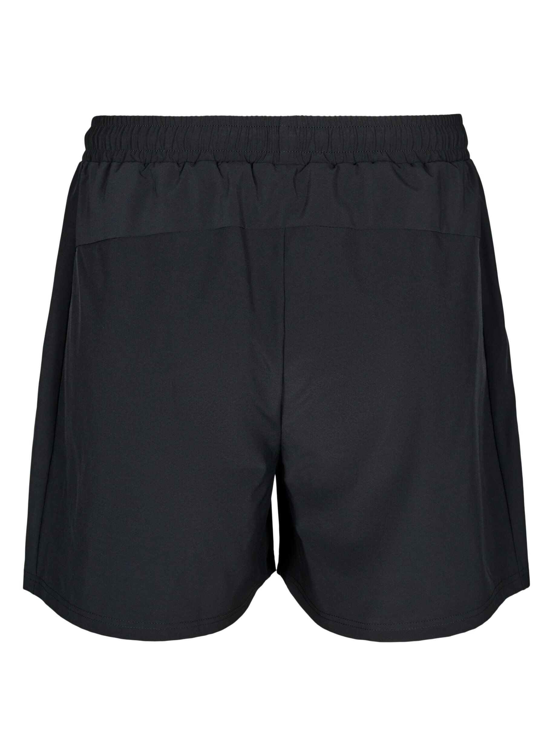 Zizzifashion Workout shorts with inner shorts, Black, Packshot image number 1