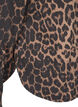 Canvas jacket with leopard print, Leo AOP, Packshot image number 3