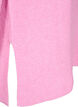 Knitted blouse with round neck, Begonia Pink Mel., Packshot image number 3