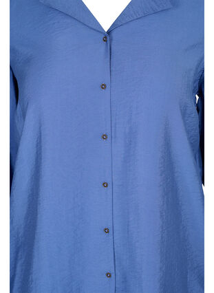 Viscose shirt with smock sleeves, Coastal Fjord, Packshot image number 2