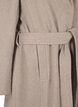 Long wool coat with belt, Moon Rock Mel. , Packshot image number 3