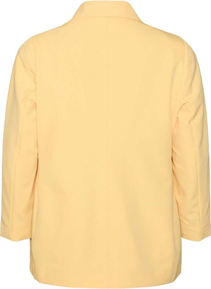 Classic blazer with button closure, Yellow, Packshot image number 1