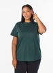 Basic cotton T-shirt with round neck, Green, Model image number 0