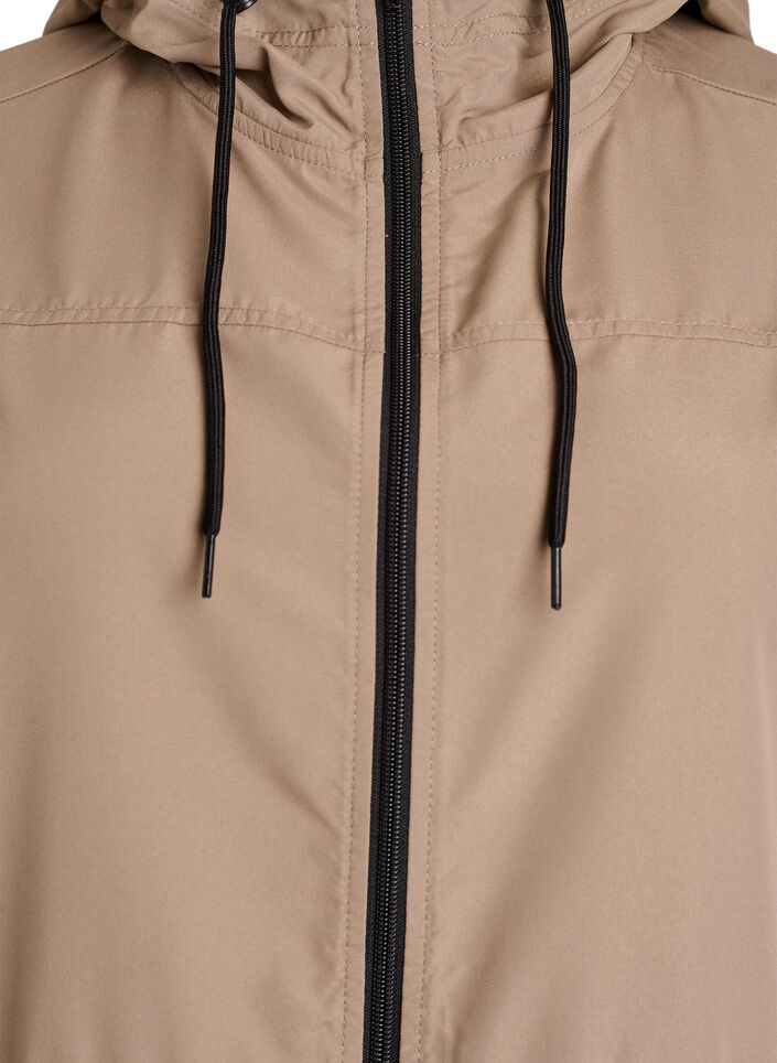 FLASH - Lightweight parka with a hood, Brown, Packshot image number 2