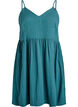 Cotton beach dress with narrow straps, Green, Packshot image number 0