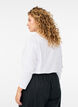 Basic jersey top with long sleeves, White, Model image number 2