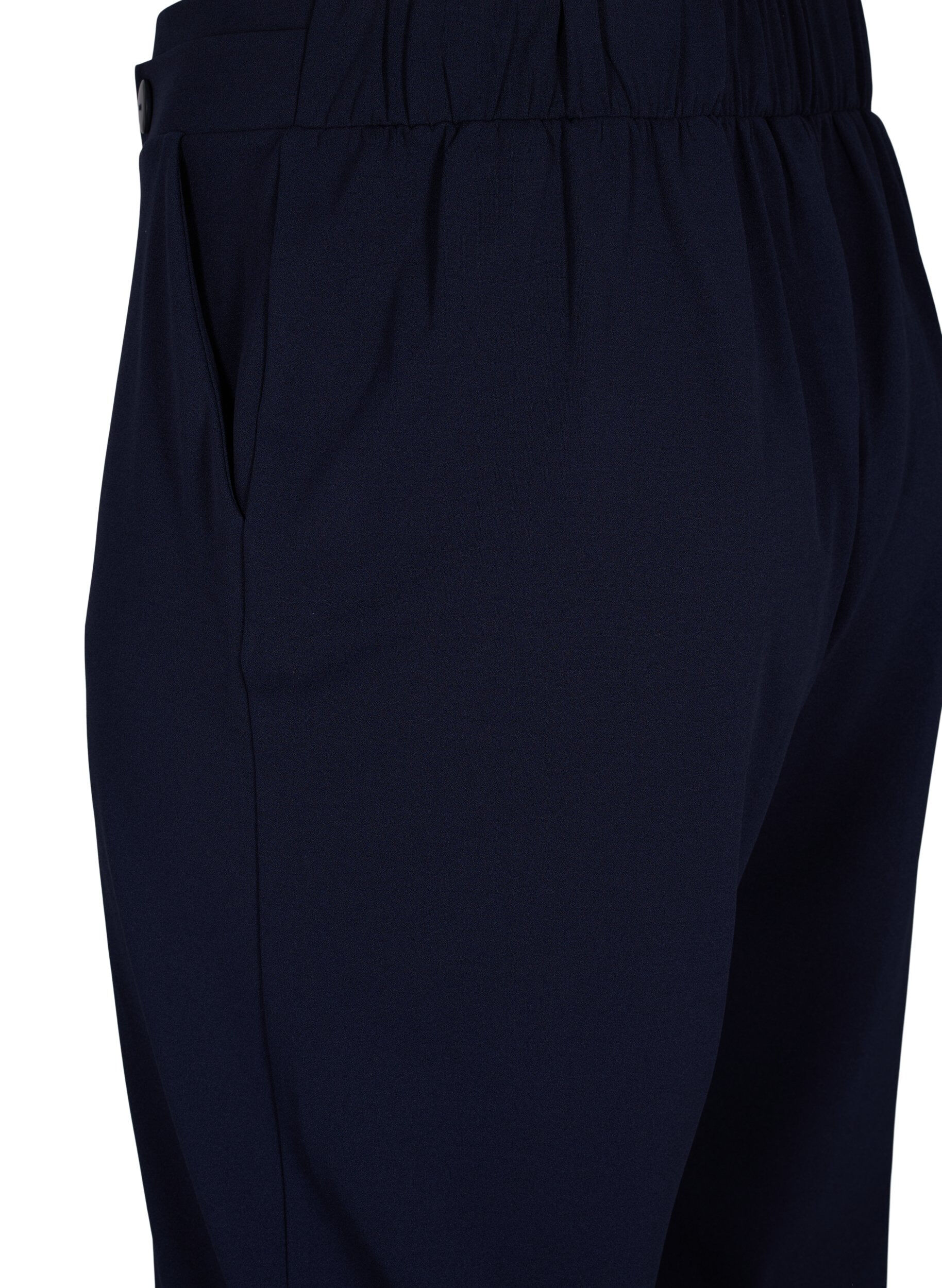 ZizzifashionAnkle length trousers with loose fit, Blue, Packshot image number 3
