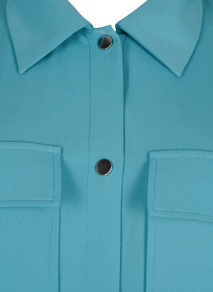 Long dress jacket with button closure, Brittany Blue, Packshot image number 2