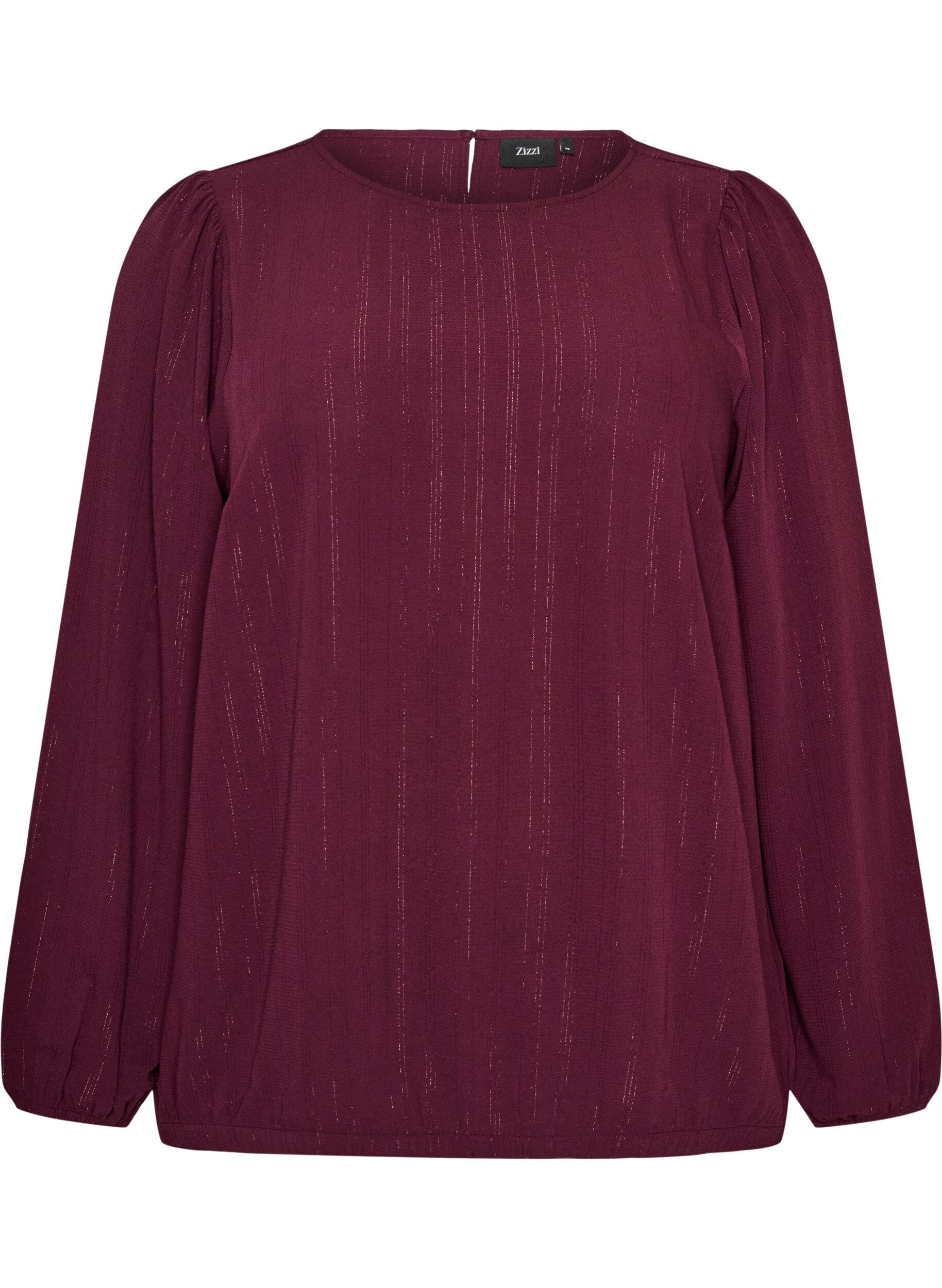 Blouse with glitter