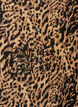 Blouse with short sleeves and v-neck, Brown, Packshot image number 2