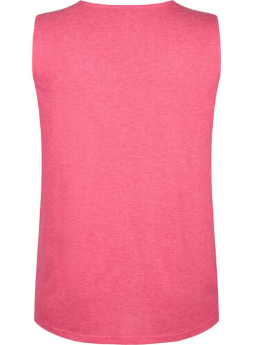 Sleeveless top with lace, Bright Rose Mel., Packshot image number 1