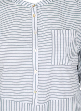 Striped tunic with buttons and 3/4-sleeves, Trooper Stripe, Packshot image number 2