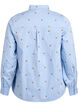 Shirt with embroidered cherries, Light Blue, Packshot image number 1