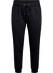 Loose tracksuit trousers with pockets, Black, Packshot image number 0