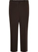 High-waisted tailored trousers with pressed creases, Brown, Packshot image number 0
